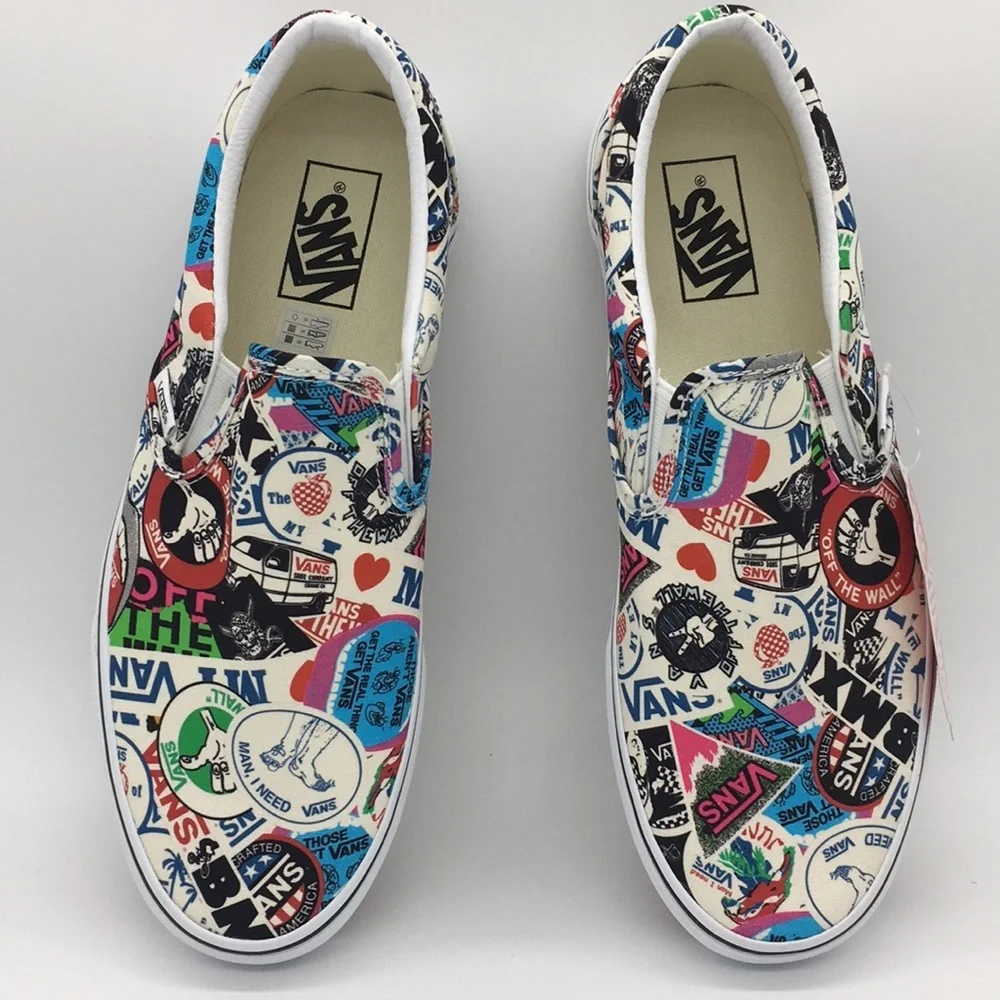 Vans WMNS Classic Slip-On Vans Mash Up Sticker Sneakers